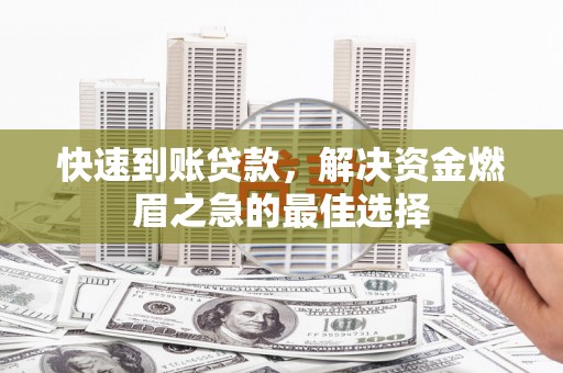 定海快速到账贷款，解决资金燃眉之急的最佳选择