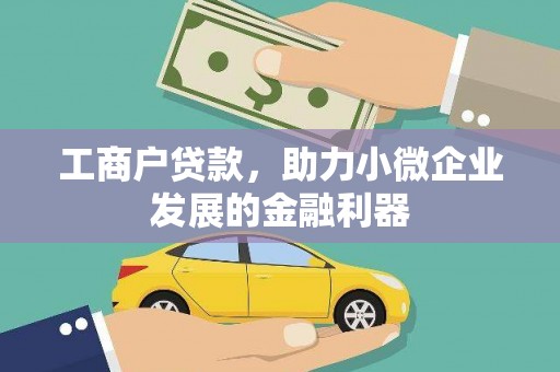 隆子工商户贷款,助力小微企业发展的金融利器 隆子工商户贷款,助力小微企业发展的金融利器
