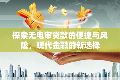 嘉禾探索无电审贷款的便捷与风险，现代金融的新选择