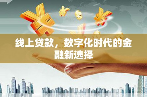 岳麓线上贷款，数字化时代的金融新选择