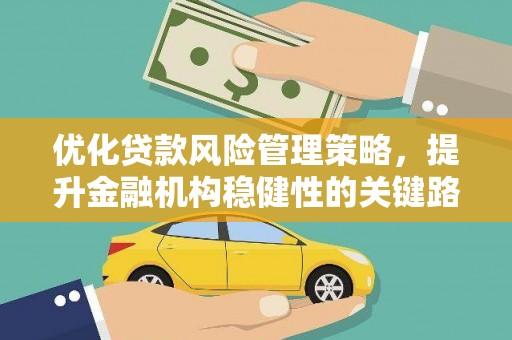 乌丘优化贷款风险管理策略，提升金融机构稳健性的关键路径
