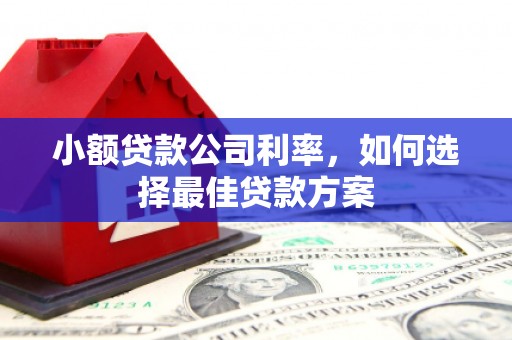 铜仁小额贷款公司利率，如何选择最佳贷款方案