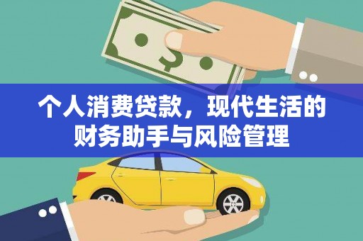 贞丰个人消费贷款，现代生活的财务助手与风险管理
