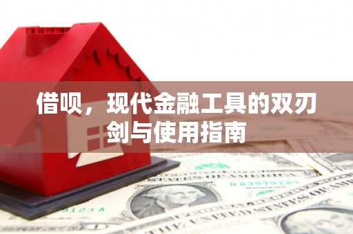 天津借呗，现代金融工具的双刃剑与使用指南