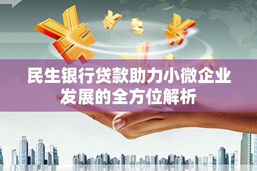 天元民生银行贷款助力小微企业发展的全方位解析