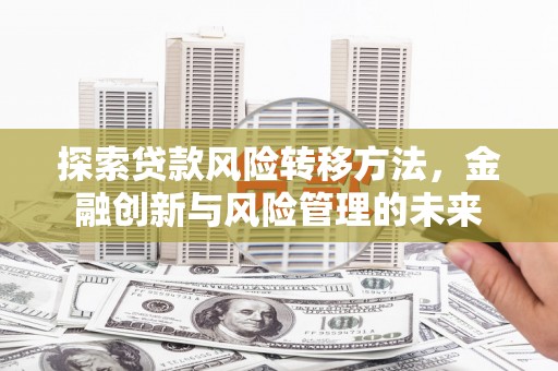 宜君探索贷款风险转移方法，金融创新与风险管理的未来
