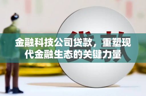雄安新区金融科技公司贷款，重塑现代金融生态的关键力量