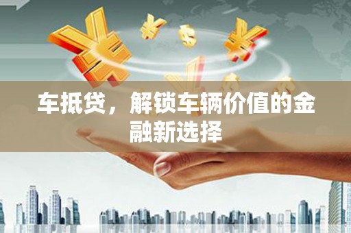 树林车抵贷，解锁车辆价值的金融新选择