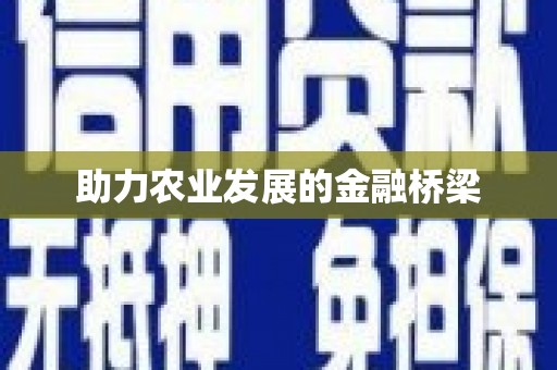 横县助力农业发展的金融桥梁