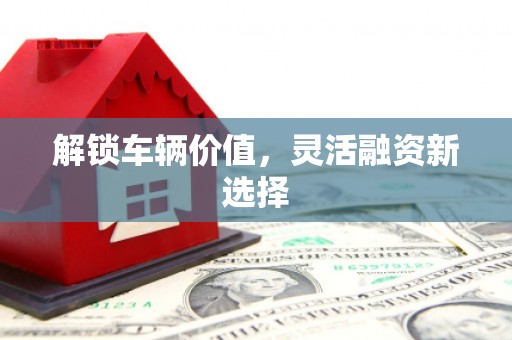 驿城解锁车辆价值，灵活融资新选择