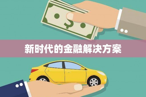 思茅新时代的金融解决方案